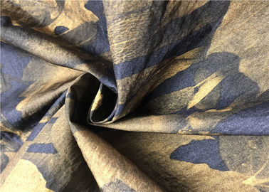 Tatto grafico della mano della luce morbida del tessuto della stampa del modello delle foglie per abbigliamento all'aperto